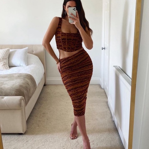 Zara corsetry tulle boned corset top blogger’s Fave, designer like - Picture 5 of 13